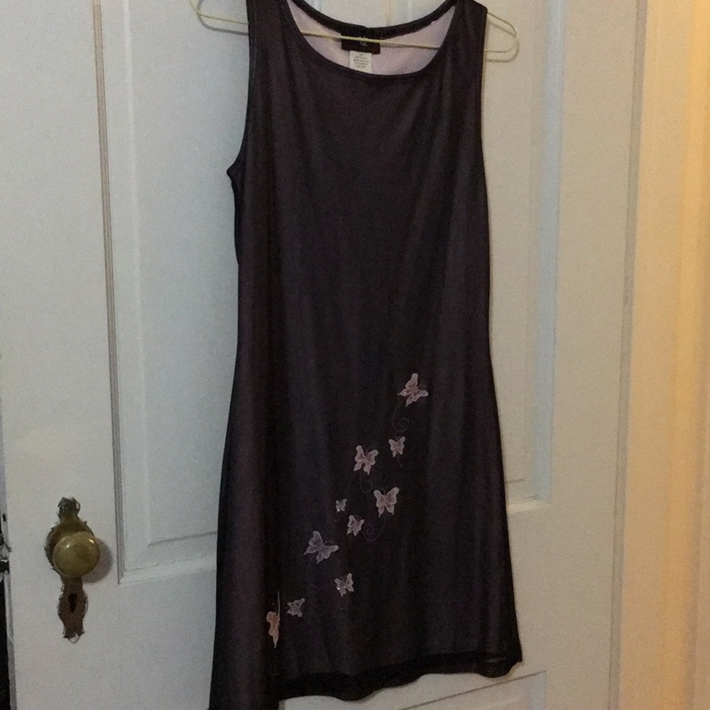 Junior S butterfly detail dress